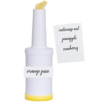BAR JUICE POURER STORE AND POUR CONTAINERS POUR BOTTLES DRINK POURER BARTENDER BOTTLE BAR BOTTLE BAR BOTTLES BAR POUR BOTTLES BARTENDER ACCESSORIES BARTENDER POUR SPOUTS STORE N POUR (yellow)