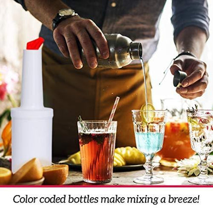 BAR JUICE POURER STORE AND POUR CONTAINERS POUR BOTTLES DRINK POURER BARTENDER BOTTLE BAR BOTTLE BAR BOTTLES BAR POUR BOTTLES BARTENDER ACCESSORIES BARTENDER POUR SPOUTS STORE N POUR (yellow)