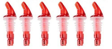 Bartender Gear Measured Pour Spouts for Half Gallon & 1.75 Liter Bottle Pourer - Auto-Measuring 1 oz (30 mL) Cork 25mm 6-pack