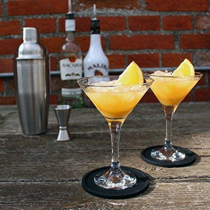 Professional Cocktail Shaker Set w/a Double Jigger & 2 Liquor Pourers by BARVIVO - 24oz Martini Mixer Made of Brushed Stainless Steel Perfect for Mixing Margarita, Manhattan & Other Drinks at Home.