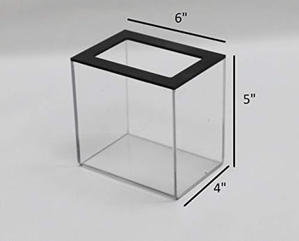 BB INC Tip Box Tip Jar Acrylic Money Storage Container
