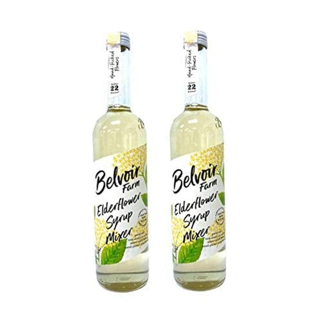Belvoir Fruit Farm Elderflower Cordial, 500ml-set of 2