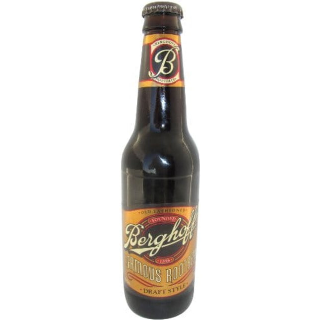 Berghoff CHICAGO FAMOUS ROOT BEER "cane sugar sweetened", 12-Ounce Glass Bottle (Pack of 12)