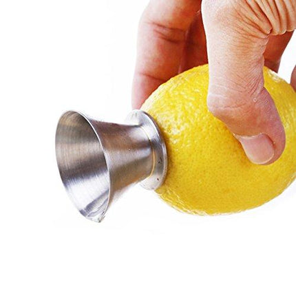 Best Utensils Stainless Steel Manual Lemon Juicer Squeezer Reamer 18/8 Stainless Steel Hand Held Citrus Juicer and Lemon Pourer (1)