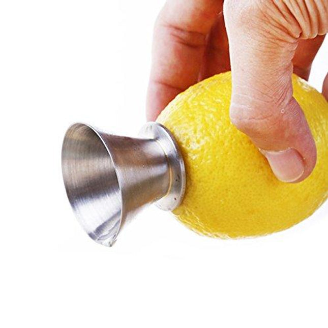 Best Utensils Stainless Steel Manual Lemon Juicer Squeezer Reamer 18/8 Stainless Steel Hand Held Citrus Juicer and Lemon Pourer (1)