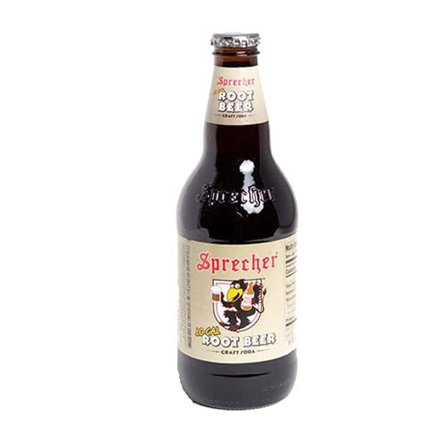 Sprecher LoCal Root Beer -16 oz (12 Glass Bottles) 24 Pack