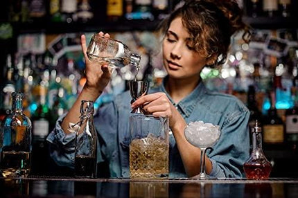 Set of 2 Cocktail Mixing Glass - Thick Weighted Bottom - Large 24oz 700ml