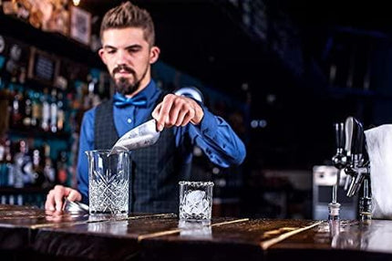 Set of 2 Cocktail Mixing Glass - Thick Weighted Bottom - Large 24oz 700ml