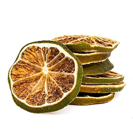 Dehydrated Lime Wheels - 3 oz - 50+ slices - Natural Fruit
