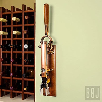BOJ Professional Wall-Mounted Corkscrew (Old Coppered)