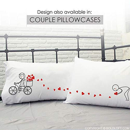 BOLDLOFT All My Love for You Couple Glass Set- Couples Gifts for Him and Her- Wedding Glasses for Bride and Groom- His and Hers Gifts for Anniversary Valentines Day Birthday