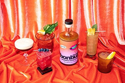 bonbuz OG & slowburn alcohol-free alchemy spirit Variety Pack Combo - 2x 750ml (25.3 fl oz) - Non-Alcoholic Spirits, Low Calorie, Keto, Gluten Free, Sugar Free Dietary Supplement Liquor Replacement