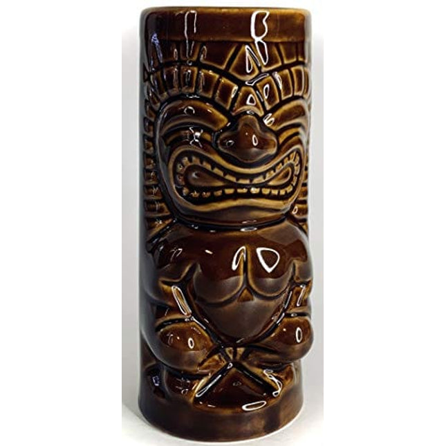 BonCera, Tiki Mug Cup - Stoneware Handmade MaiKai Polynesian Tiki Bar Kitchen. Vintage Aloha Hawaiian Creative Mug Cup 13 oz #TM-04