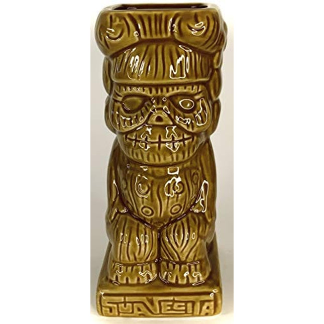 BonCera, Tiki Mug Cup - Stoneware Handmade Polynesian Design. Vintage Aloha Hawaiian Creative Designs. 14oz #TM-07