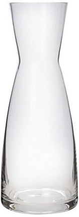 Bormioli Rocco Ypsilon Wine Carafe – Elegant Clear Glass Carafe For Water, Juice, Milk, Coffee, Iced Tea – Wide Mouth Serving Decanter Dispenser For Restaurants & Home Use – Made In Italy 36.5 Ounce