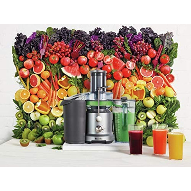 Breville Juice Fountain Cold Juicer, Silver, BJE430SIL
