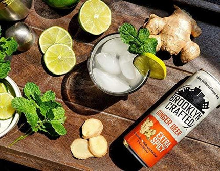 Brooklyn Crafted Extra Spicy Ginger Beer (24 pack, 12oz Can)