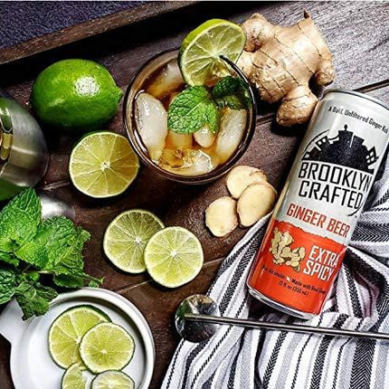 Brooklyn Crafted Extra Spicy Ginger Beer (24 pack, 12oz Can)
