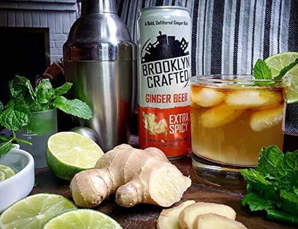Brooklyn Crafted Extra Spicy Ginger Beer (24 pack, 12oz Can)