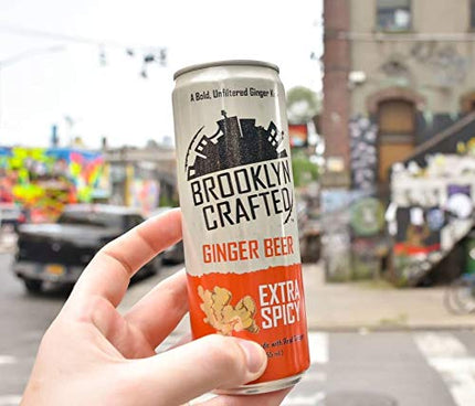 Brooklyn Crafted Extra Spicy Ginger Beer (24 pack, 12oz Can)