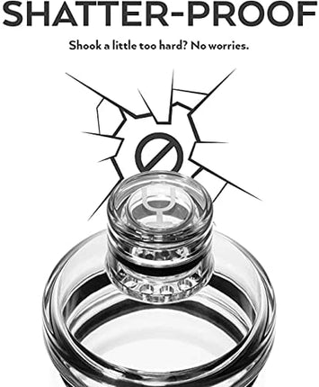 BrüMate Shaker, 20oz Triple-Insulated Stainless Steel Cocktail Shaker (Aqua)