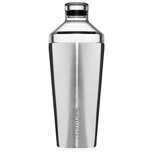 BrüMate Shaker, 20oz Triple-Insulated Stainless Steel Cocktail Shaker (Stainless Steel)