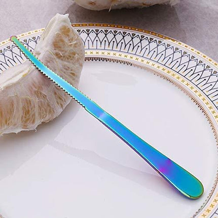 BUBERO Grapefruit Knife Sets Stainless Steel Serrated Citrus Knives, Suitable for Oranges and Kiwi fruit