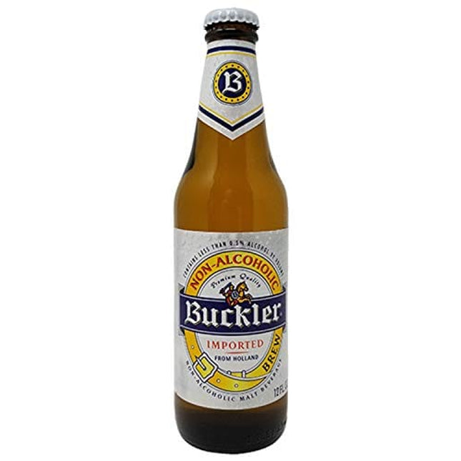 Buckler Non-Alcoholic Beer, Imported From Holland, 12 fl oz (12 Glass Bottles)