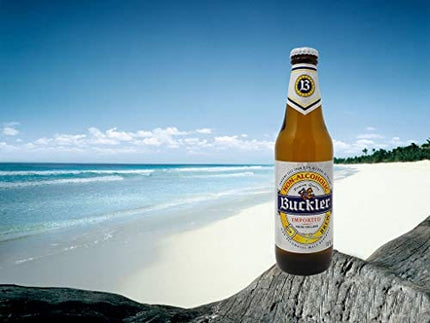 Buckler Non-Alcoholic Beer, Imported From Holland, 12 fl oz (12 Glass Bottles)