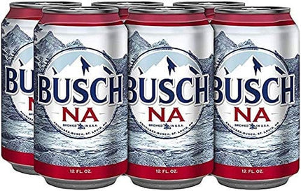 Busch NA Non Alcoholic Beer 12 oz Can -- 6 Pack