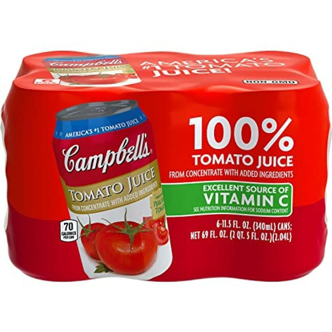 Campbell's Tomato Juice 11.5 Ounce (Pack of 24)