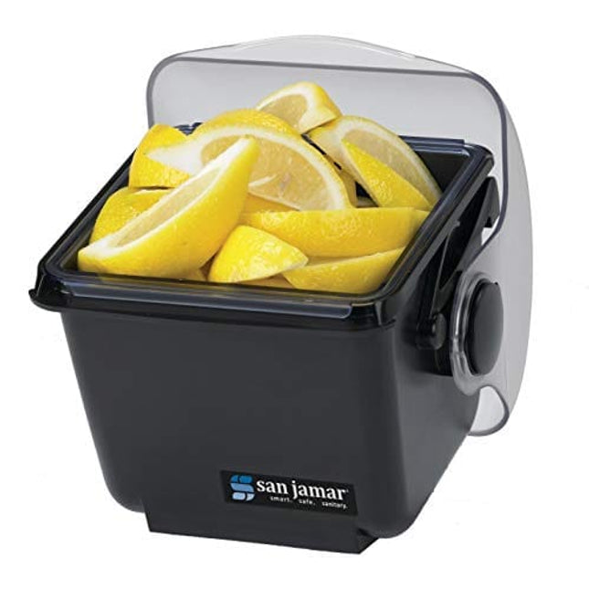 San Jamar BD2002 Mini Dome Garnish Center with Chillable Tray, 1qt Capacity