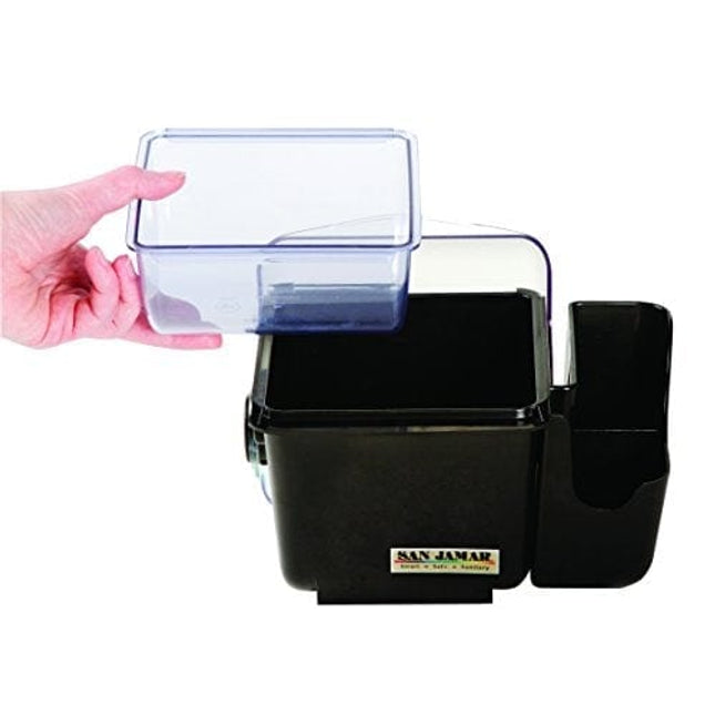 San Jamar BD2002 Mini Dome Garnish Center with Chillable Tray, 1qt Capacity