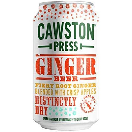 Cawston Press Sparkling Ginger Beer, 11.15 Ounce Cans (Pack of 24)