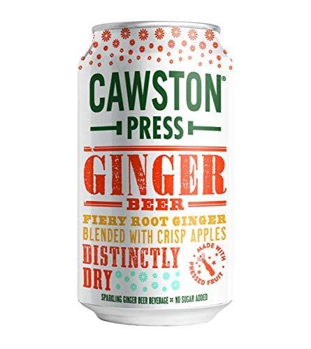 Cawston Press Sparkling Ginger Beer, 11.15 Ounce Cans (Pack of 24)