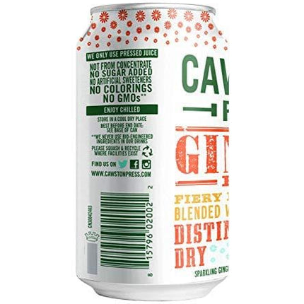 Cawston Press Sparkling Ginger Beer, 11.15 Ounce Cans (Pack of 24)