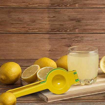 CINEYO Premium Quality Manual Lemon and Lime Squeezer - Manual Citrus Juicer Press, Hand Juicer Kitchen Tool and Professional use,