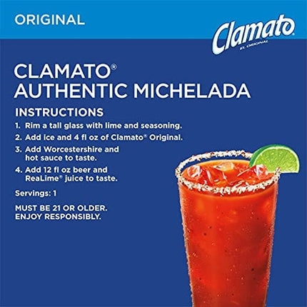 Clamato Original Tomato Cocktail, 5.5 fl oz cans (Pack of 24)