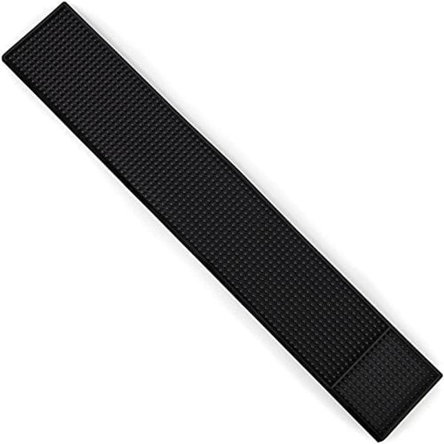 Rubber Bar Top Spill Mat (1) - 24" x 4" Heavy Duty Non-Slip Professional Bartender Accessories - Essential Business Supplies for Cocktail Drink Mixing, Industrial & Home Kitchen