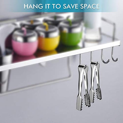 Stainless Steel Ice Cube Tongs, Ice Serving Tongs For Cocktails Whiskeys COINCHI