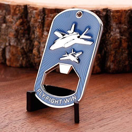 Air Force Challenge Coin - Dog Tag - Bottle Opener Coin - Designed by Military Veterans - Officially Licensed Product - Coins for Anything
