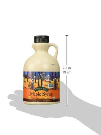 Coombs Family Farms Maple Syrup, Organic, Grade A, Dark Color, Robust Taste, 32 Fl Oz