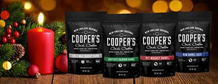 Bourbon Barrel Aged Coffee Whole Bean Set, Single Origin Sumatra Whiskey, Ethiopian Rye, Rwanda Rum Roasted Coffee Beans (Whole Bean)
