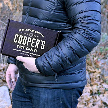 Bourbon Barrel Aged Coffee Whole Bean Set, Single Origin Sumatra Whiskey, Ethiopian Rye, Rwanda Rum Roasted Coffee Beans (Whole Bean)