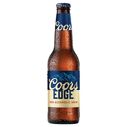 Coors - Edge - Non-Alcoholic Beer, 12 fl oz (24 Glass Bottles)