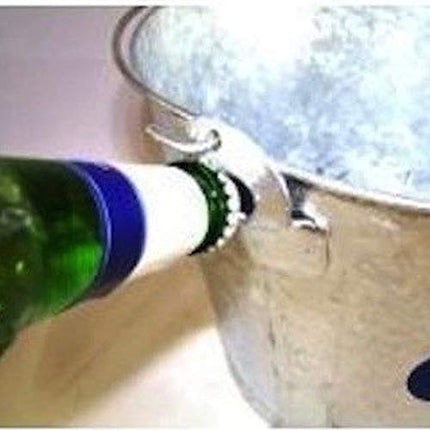 Corona Extra Galvanized Beer Bucket W/Built-In Bottle Opener