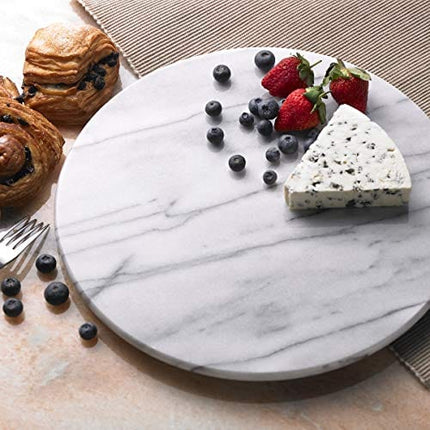 Creative Home White Marble 12" Lazy Susan