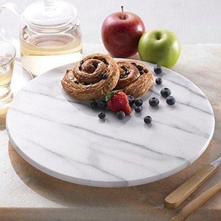 Creative Home White Marble 12" Lazy Susan