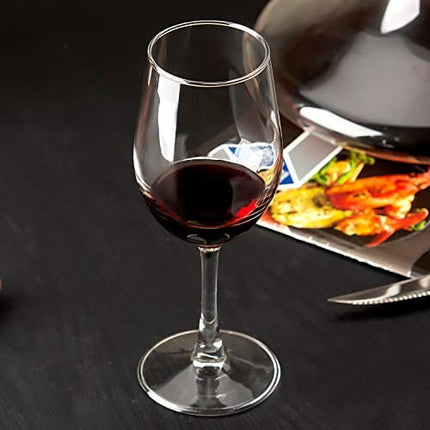 CREST [Set of 8, 12 Ounce] All-Purpose Wine Glasses, Classic
