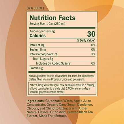 Crisp & Crude | Gold Fashioned | Canned Non Alcoholic Cocktail | Botanicals | Low Calorie, Low Sugar, Vegan, Keto, Gluten Free, Safe to Drink While Pregnant | 12 Cans | 8.45 Fl Oz Each